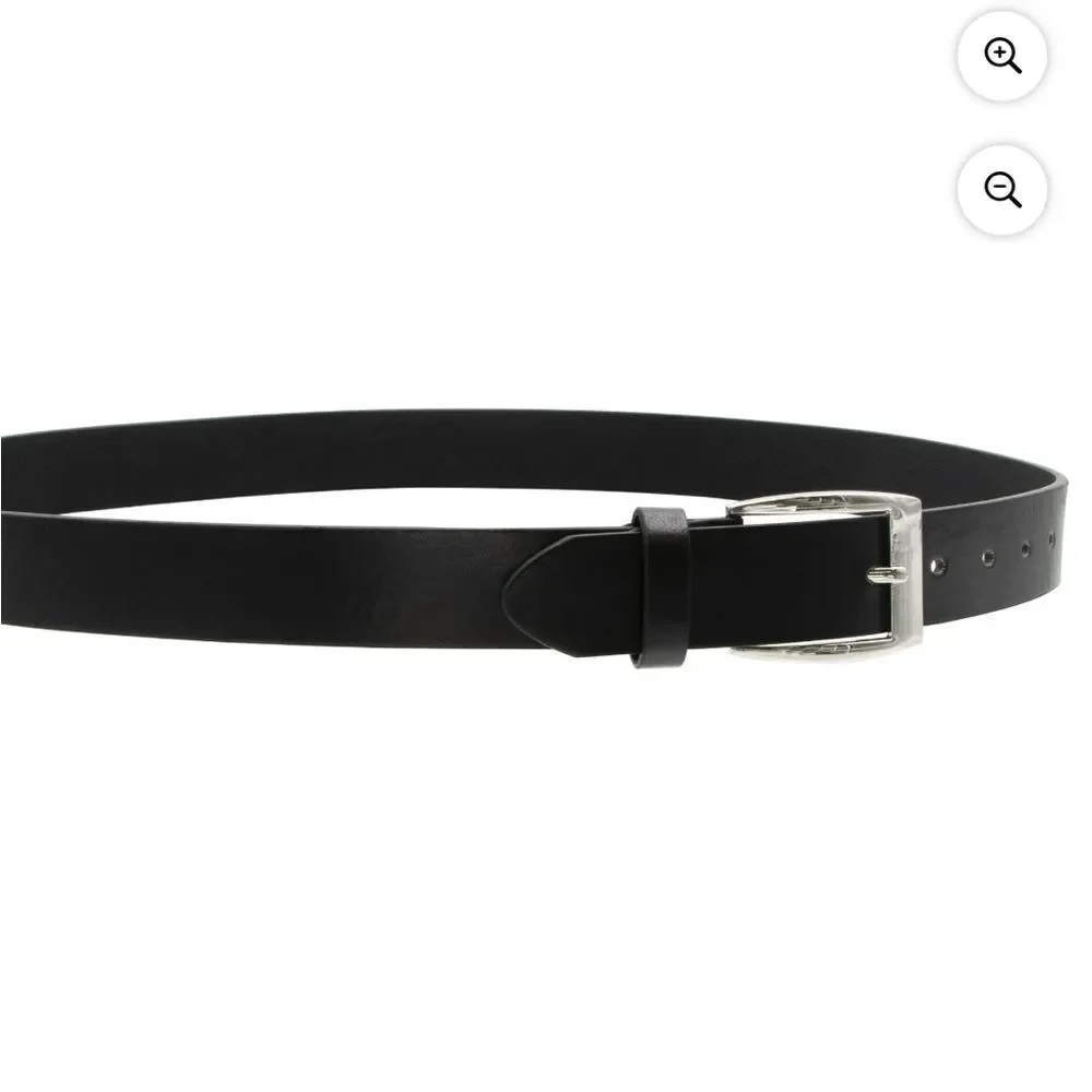 Canyon Sky Men's Leather Belt 2 pc Set Embossed Brown & Black Size 42 New in pkg